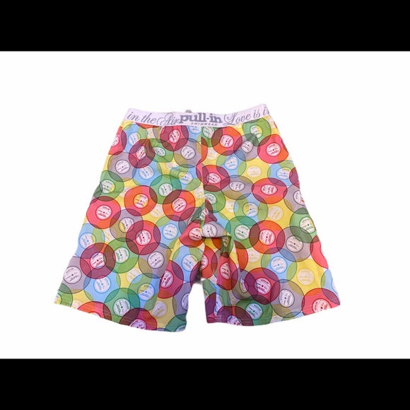 New Pull In Men’s Clash Multi Color Surf Short - Picture 2 of 3
